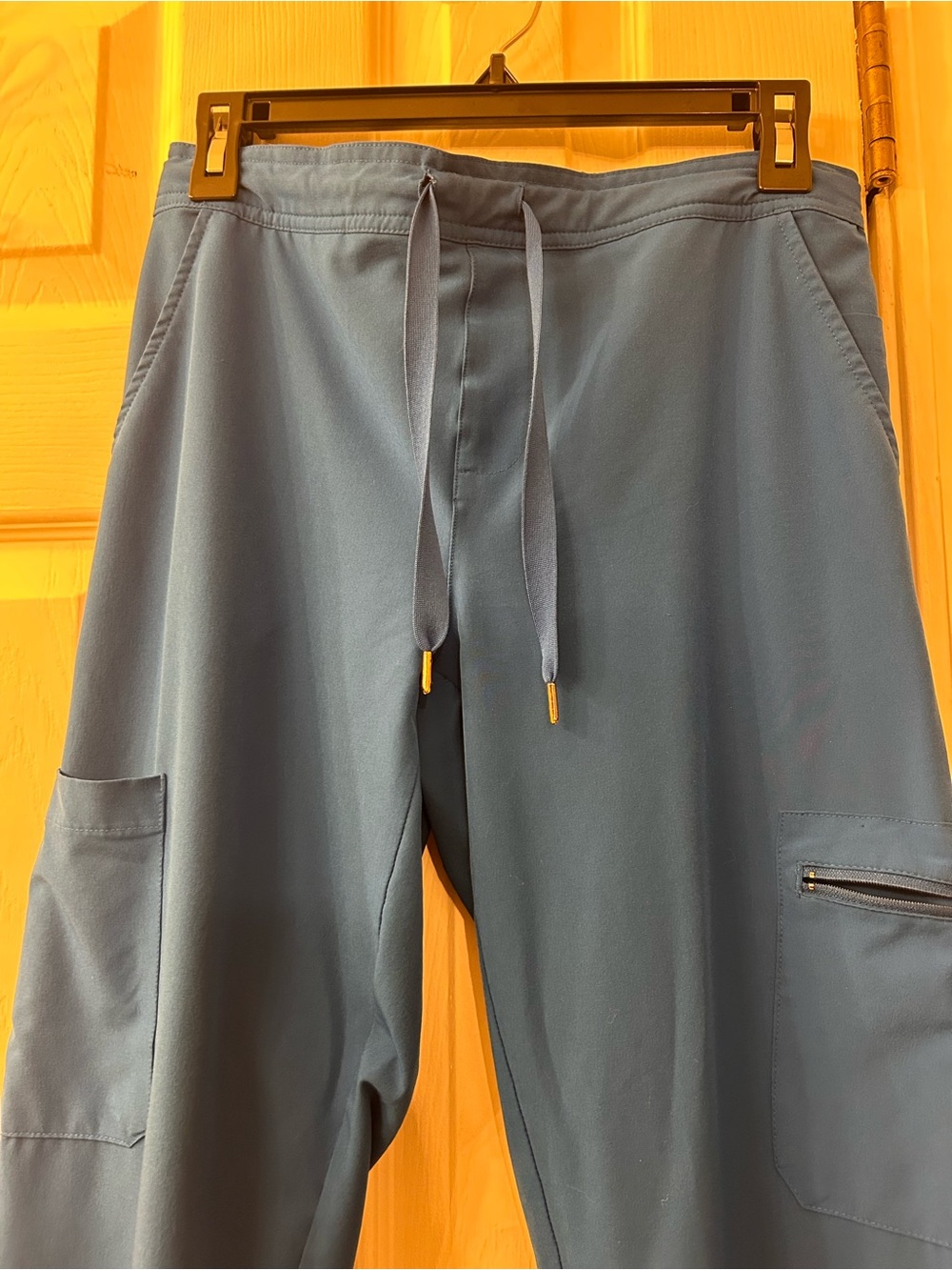 3 (S/S/M) Blue Utility Scrub Pants - Comfortable Workwear - Picture 6 of 13